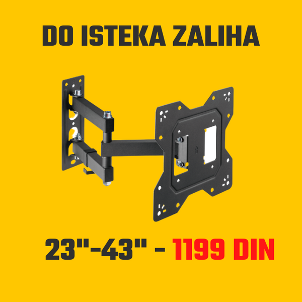 Nosač za TV TRI ZGLOBA 23&quot;-43&quot; TRL800