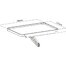 Polica za risiver/D3/ SET top box NSTB200