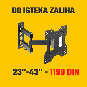 Nosač za TV TRI ZGLOBA 23&quot;-43&quot; TRL800